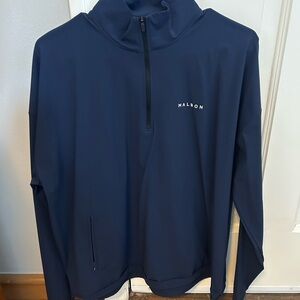 Men's Malbon Golf Quarter Zip Navy Size M